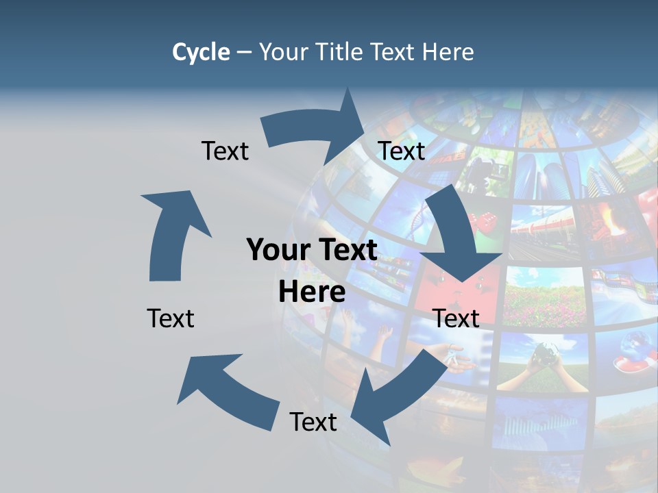 Stream Picture Media PowerPoint Template