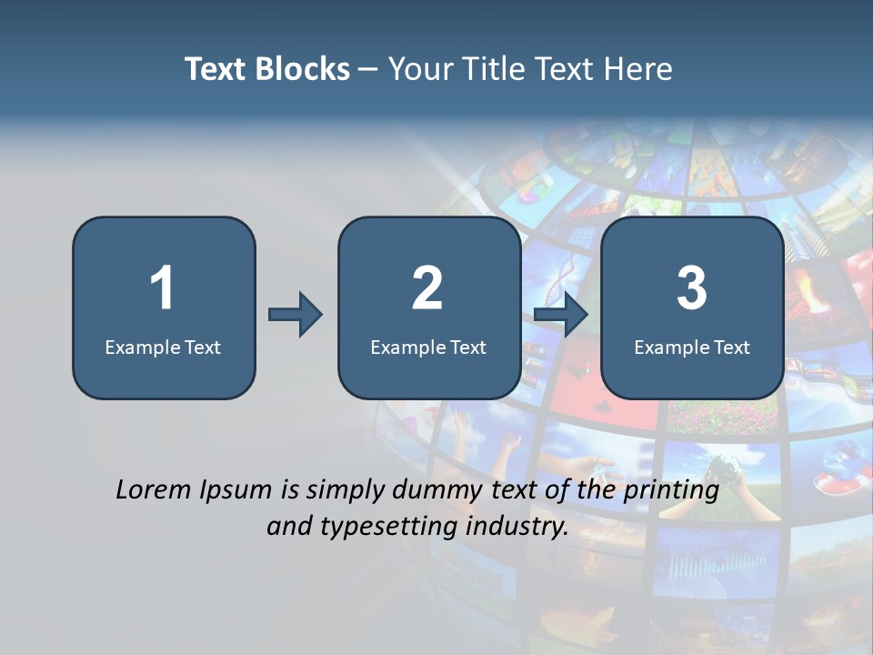 Stream Picture Media PowerPoint Template