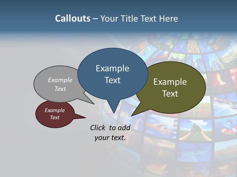 Stream Picture Media PowerPoint Template