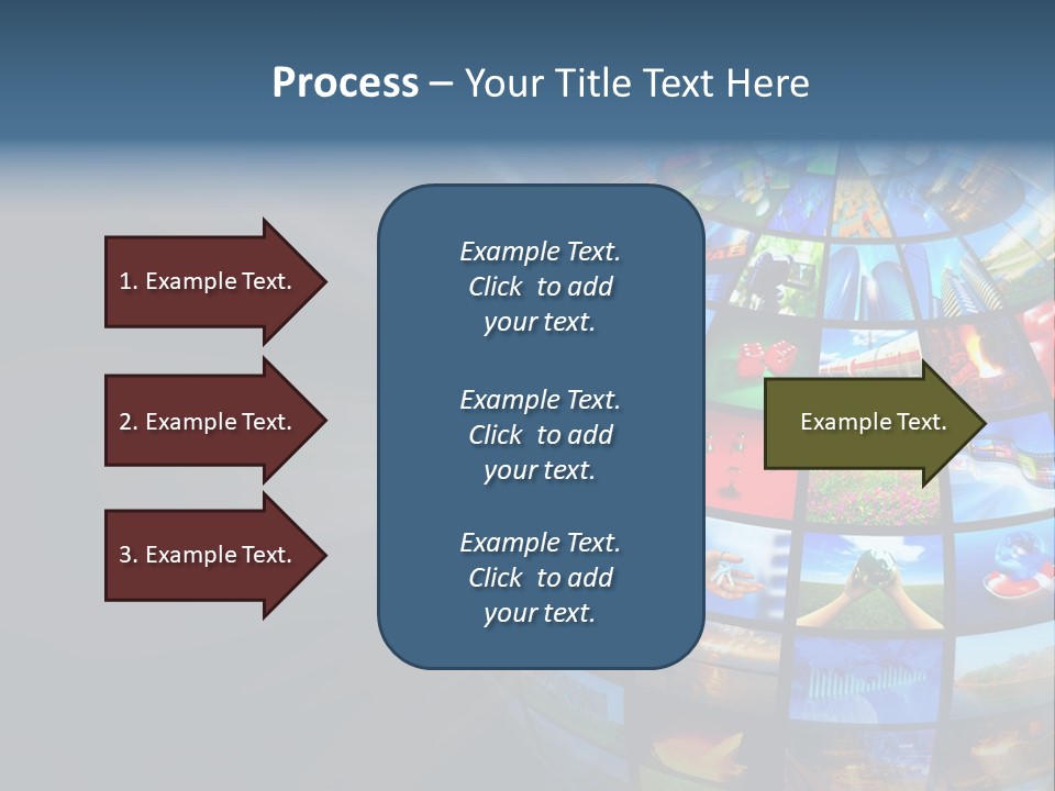 Stream Picture Media PowerPoint Template