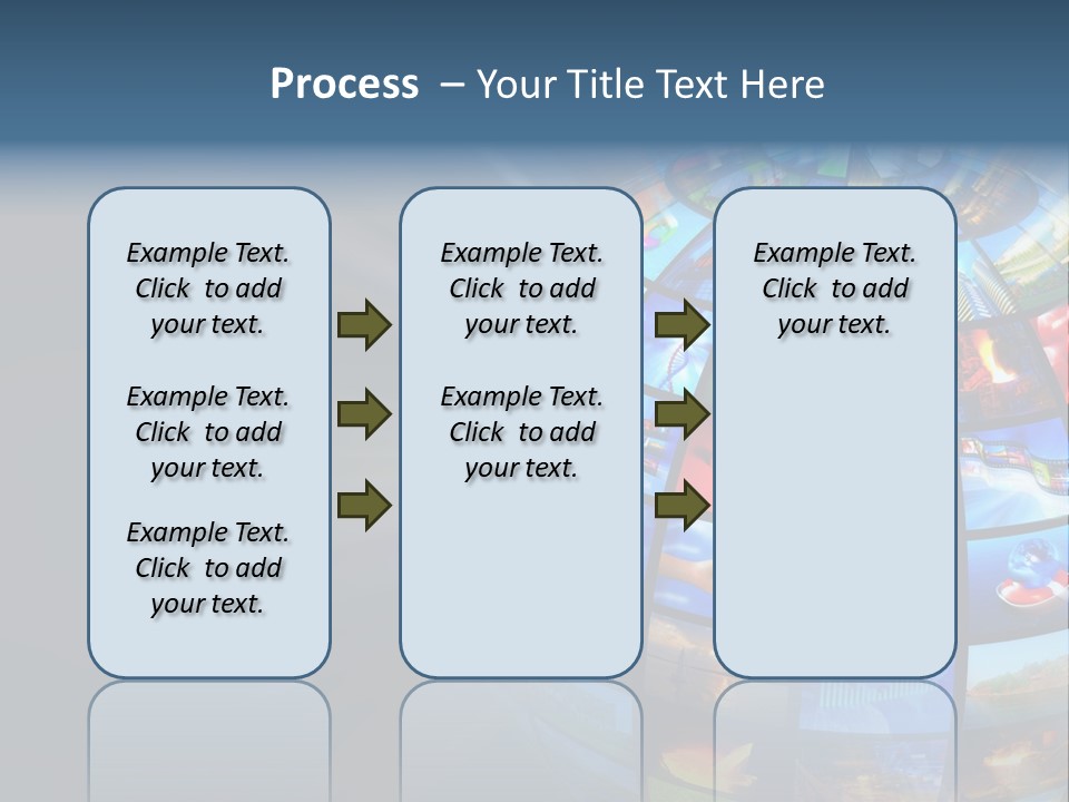 Stream Picture Media PowerPoint Template