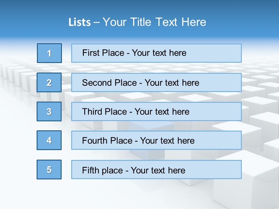 Single Render Object PowerPoint Template
