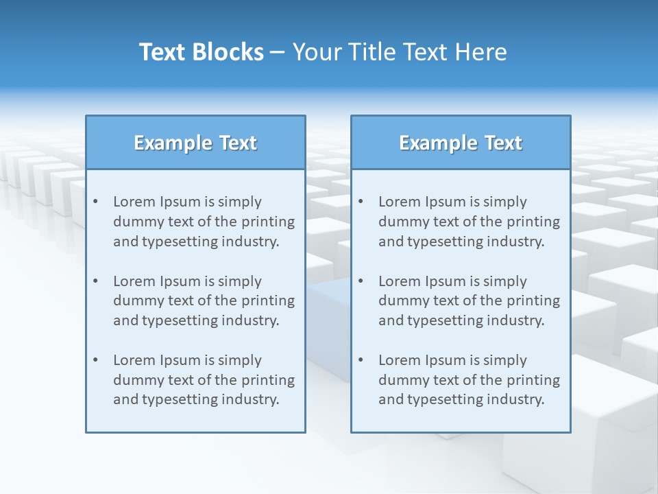 Single Render Object PowerPoint Template