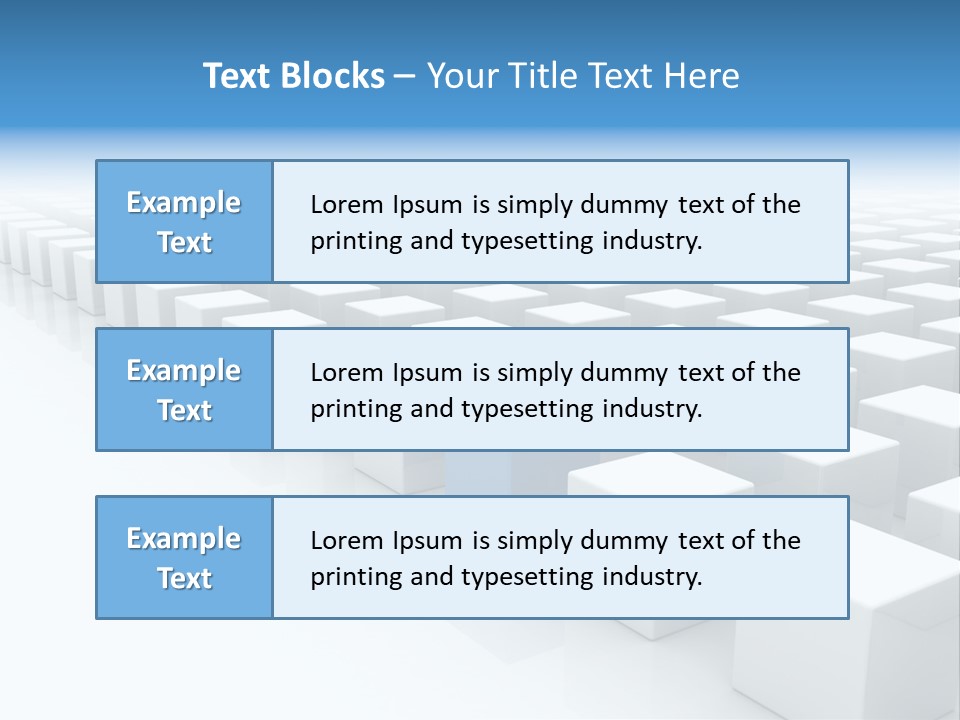 Single Render Object PowerPoint Template