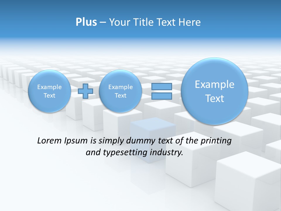 Single Render Object PowerPoint Template