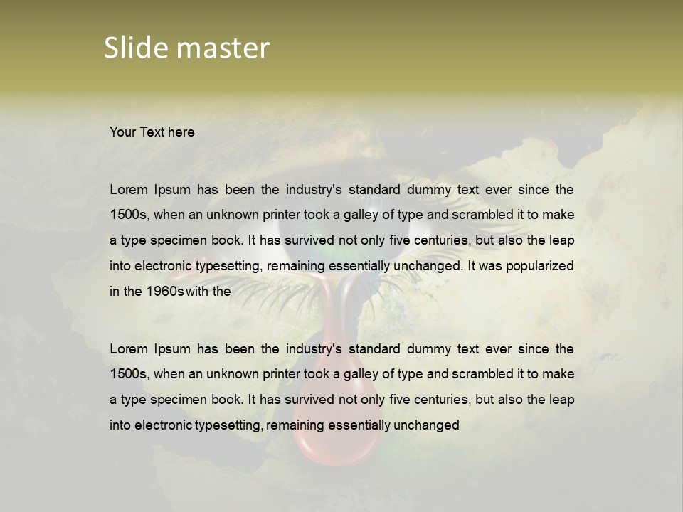 Gorilla War Embargo Sad PowerPoint Template