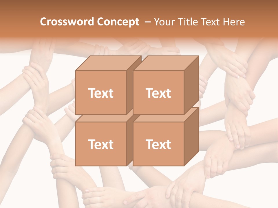 Symbol Joined United PowerPoint Template