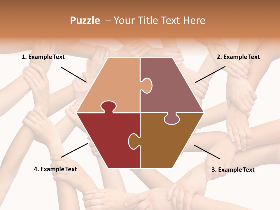 Symbol Joined United PowerPoint Template