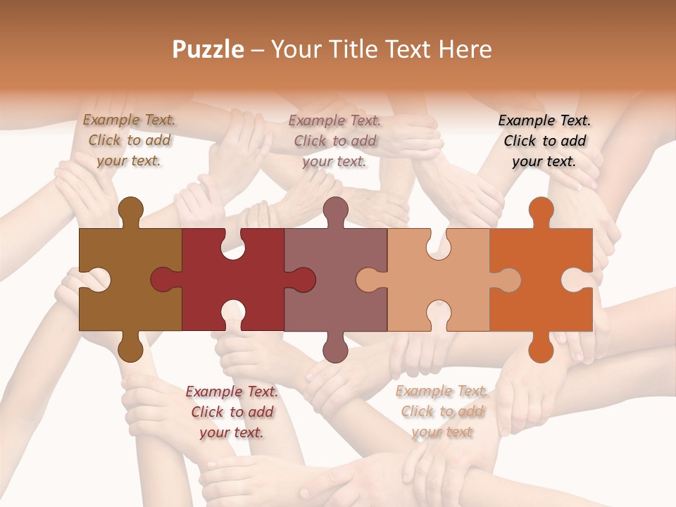 Symbol Joined United PowerPoint Template