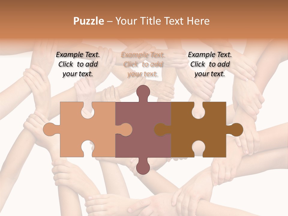 Symbol Joined United PowerPoint Template