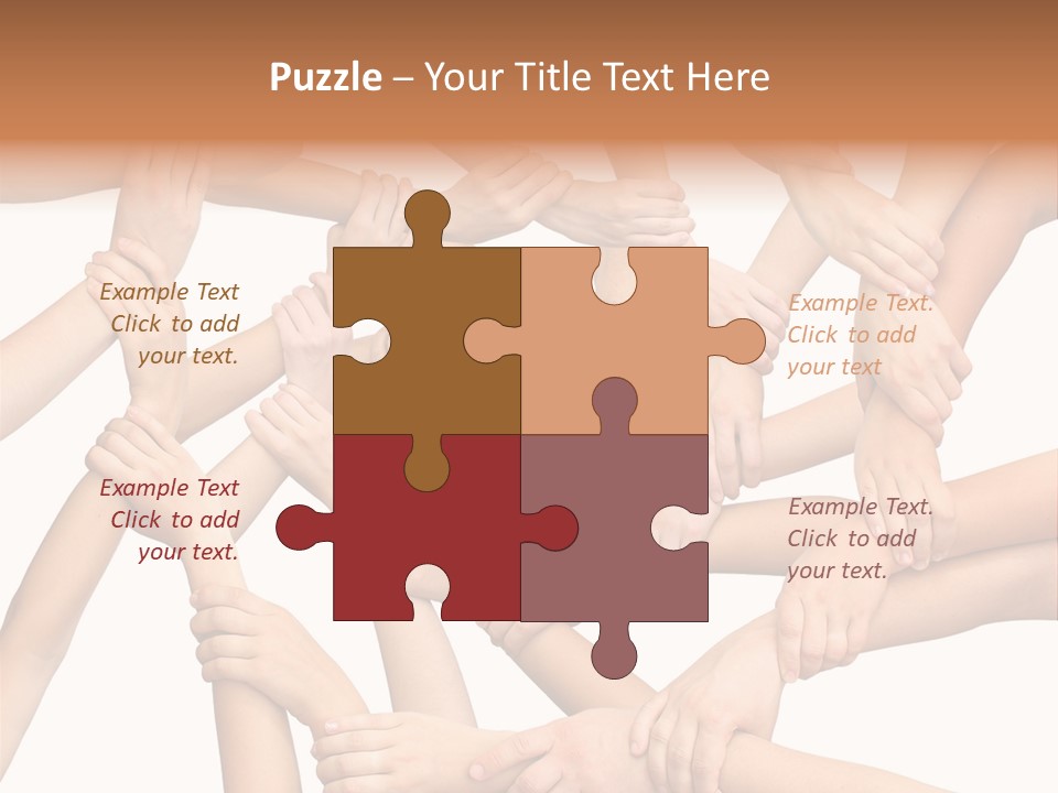 Symbol Joined United PowerPoint Template