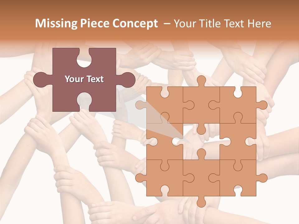 Symbol Joined United PowerPoint Template