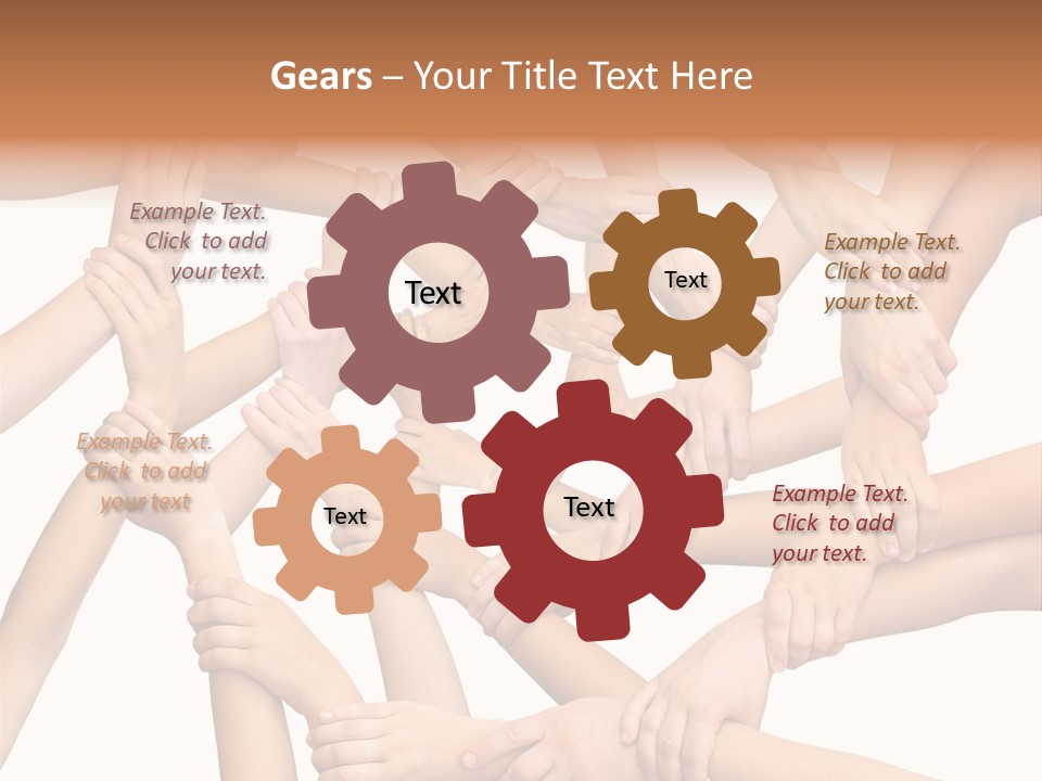 Symbol Joined United PowerPoint Template