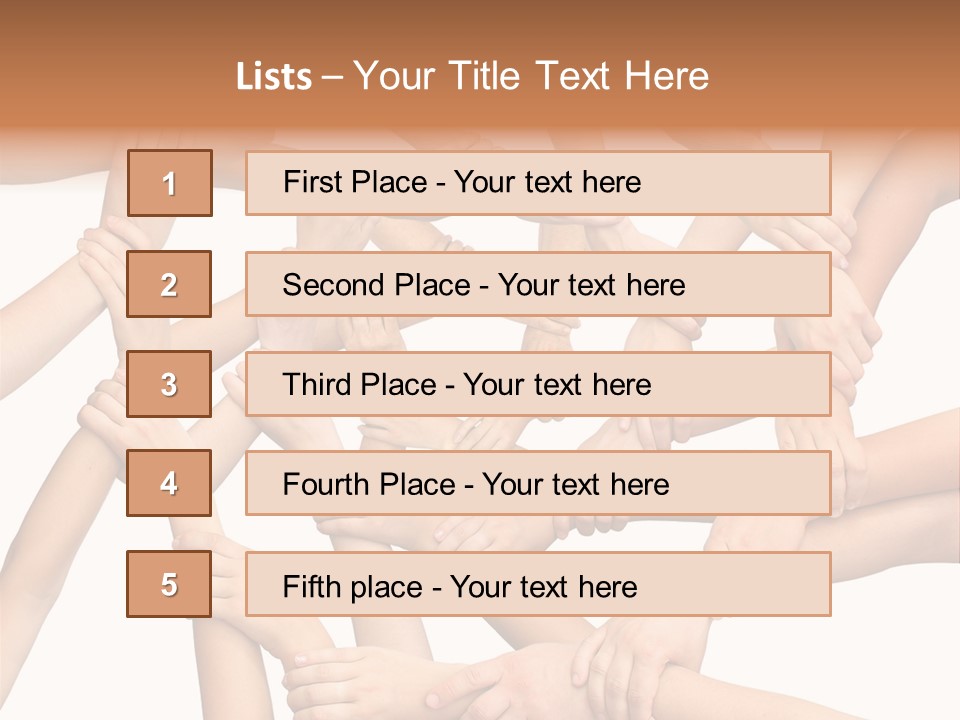 Symbol Joined United PowerPoint Template