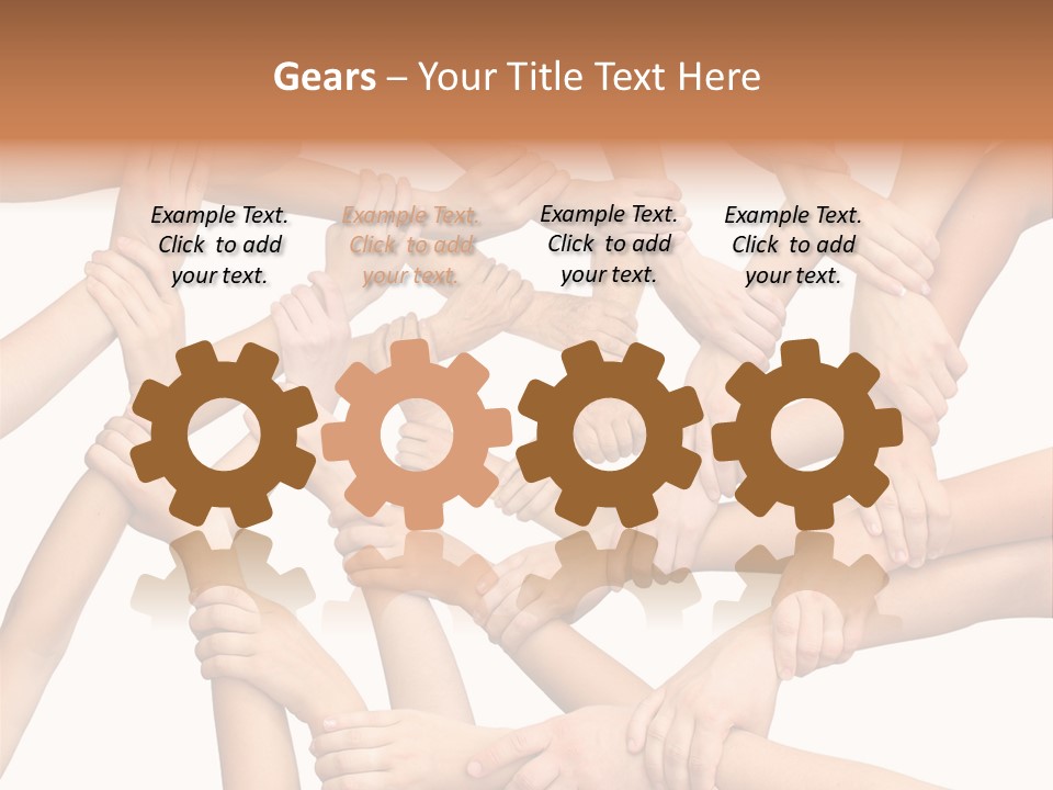 Symbol Joined United PowerPoint Template