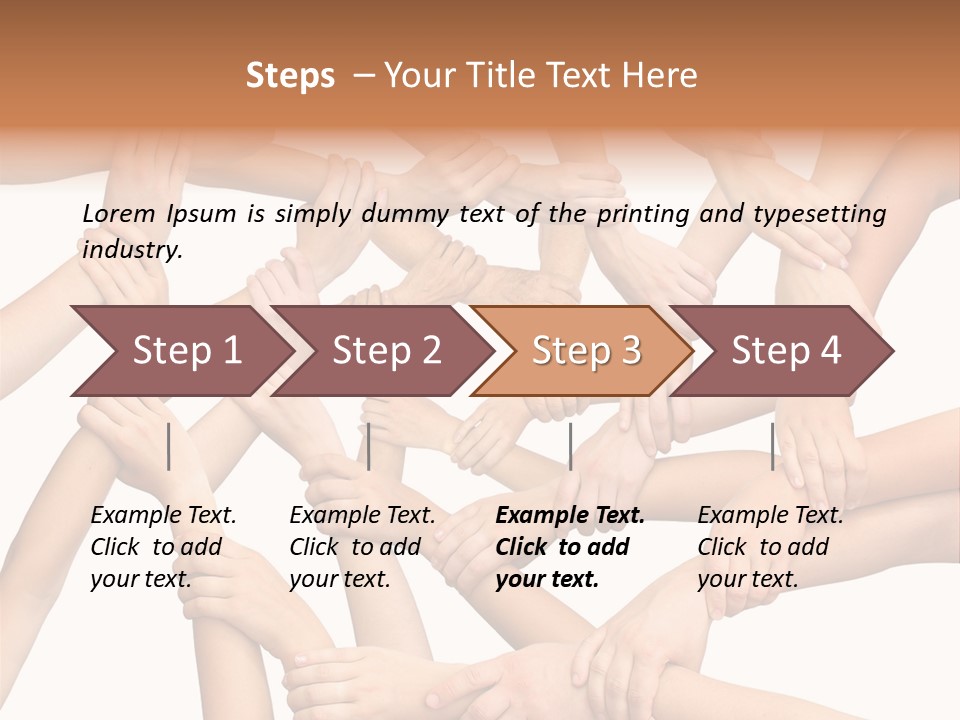 Symbol Joined United PowerPoint Template