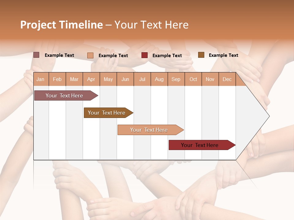 Symbol Joined United PowerPoint Template