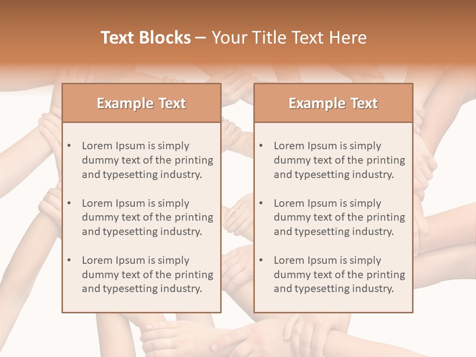Symbol Joined United PowerPoint Template