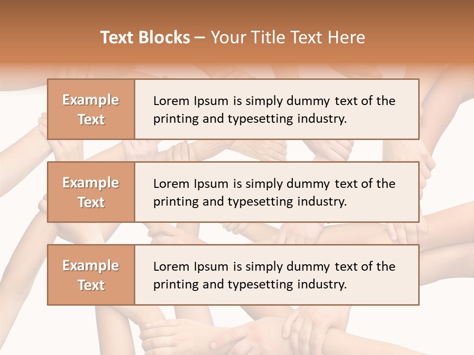 Symbol Joined United PowerPoint Template