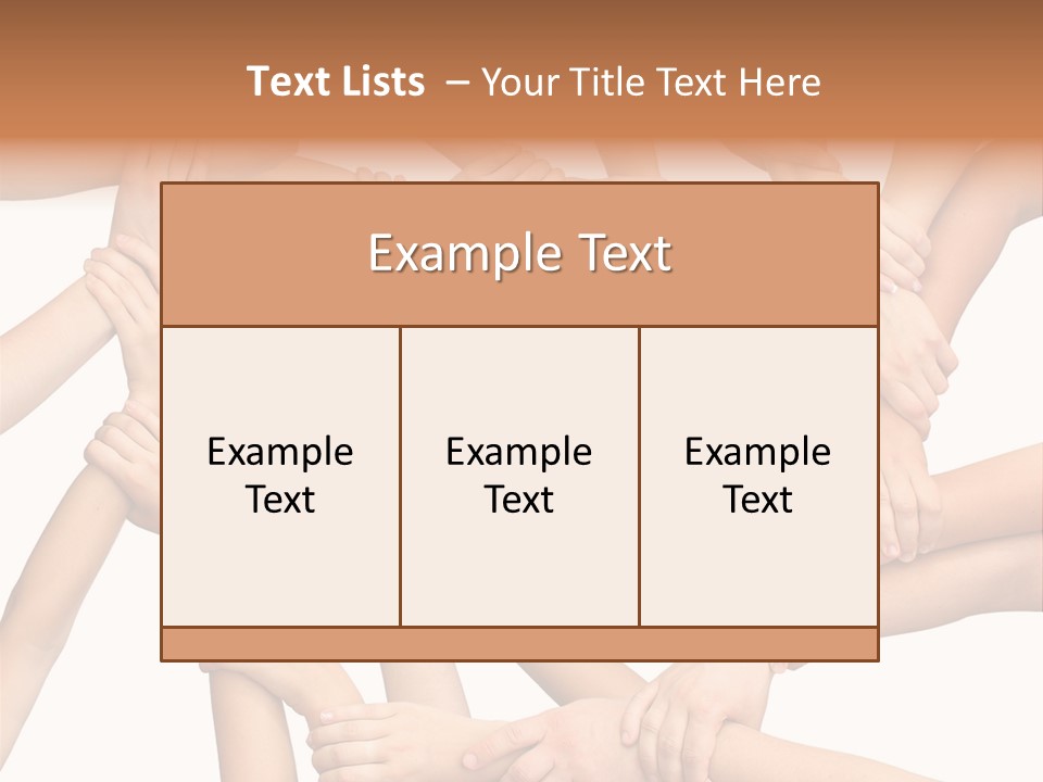 Symbol Joined United PowerPoint Template