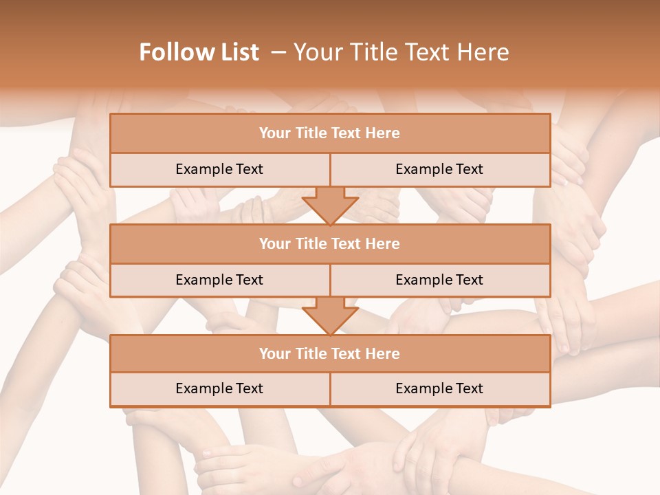 Symbol Joined United PowerPoint Template