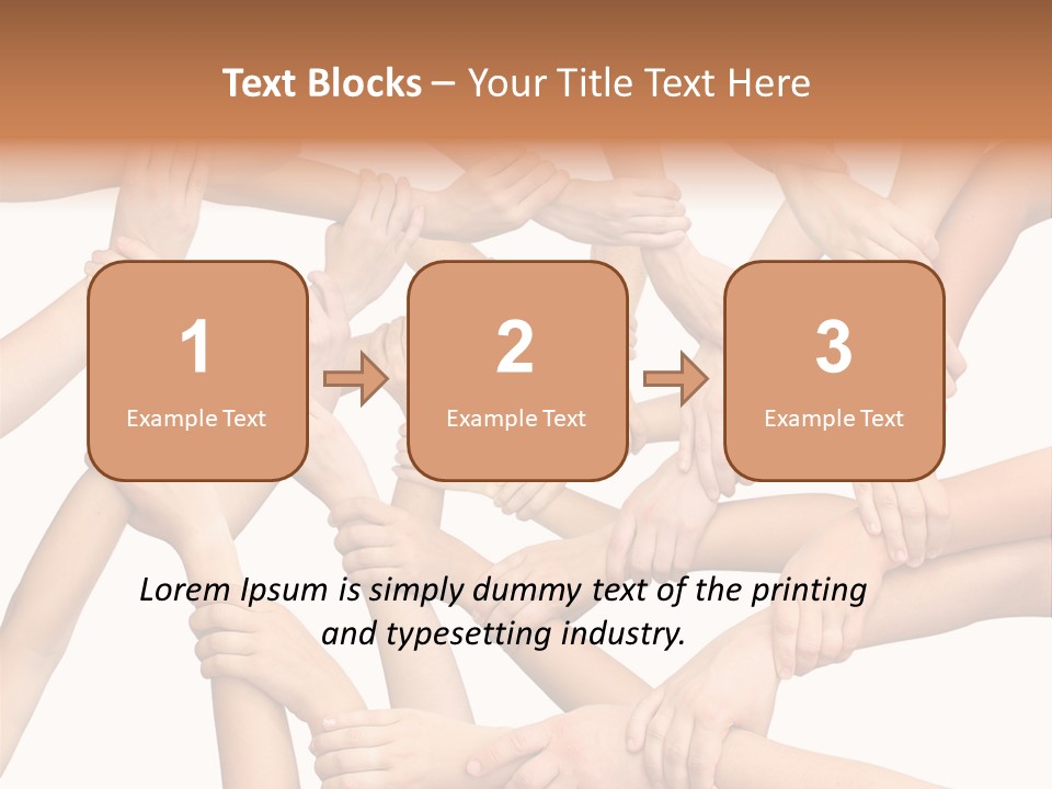 Symbol Joined United PowerPoint Template
