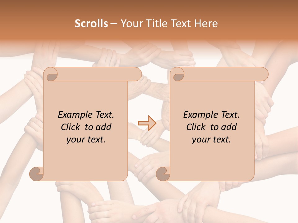 Symbol Joined United PowerPoint Template
