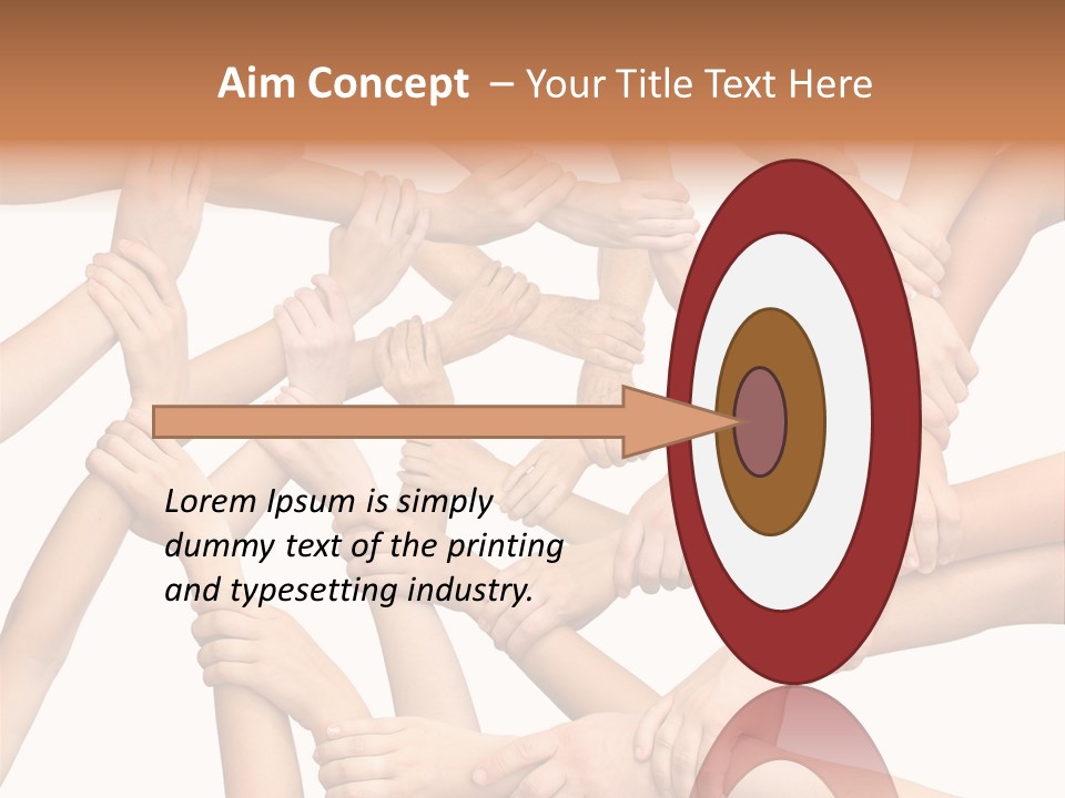 Symbol Joined United PowerPoint Template