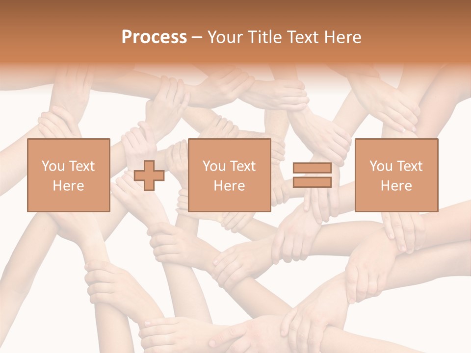 Symbol Joined United PowerPoint Template