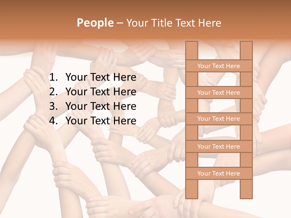 Symbol Joined United PowerPoint Template