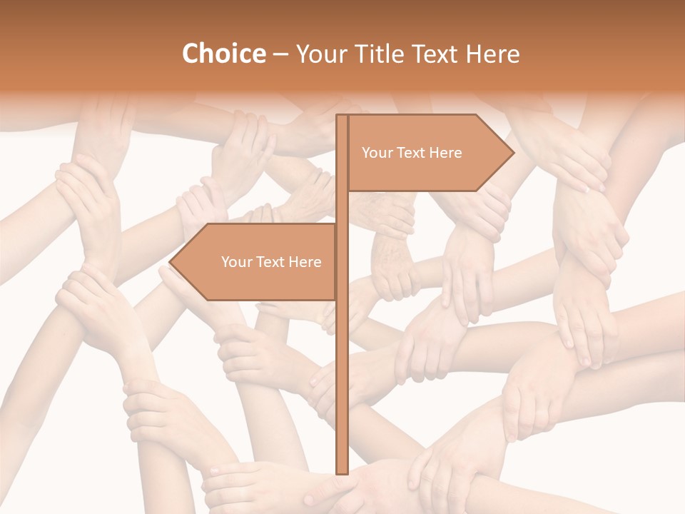 Symbol Joined United PowerPoint Template