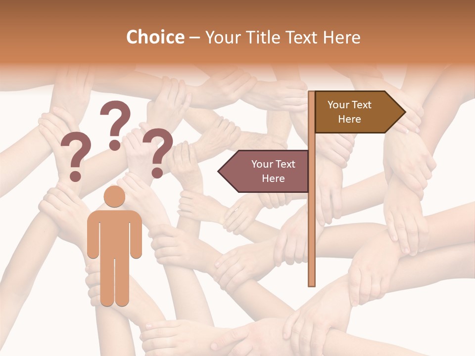 Symbol Joined United PowerPoint Template