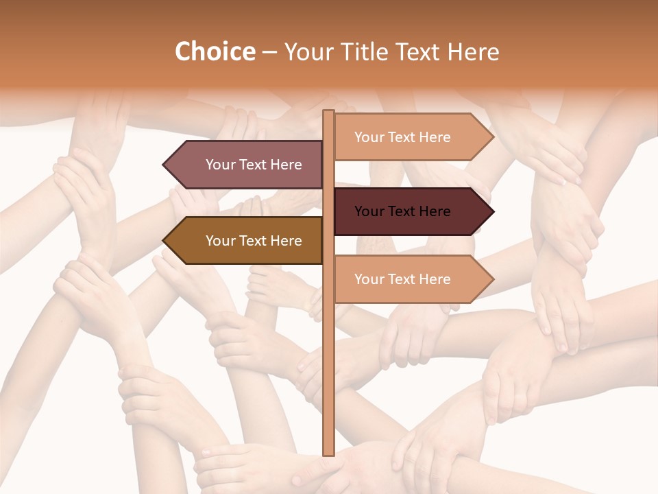 Symbol Joined United PowerPoint Template