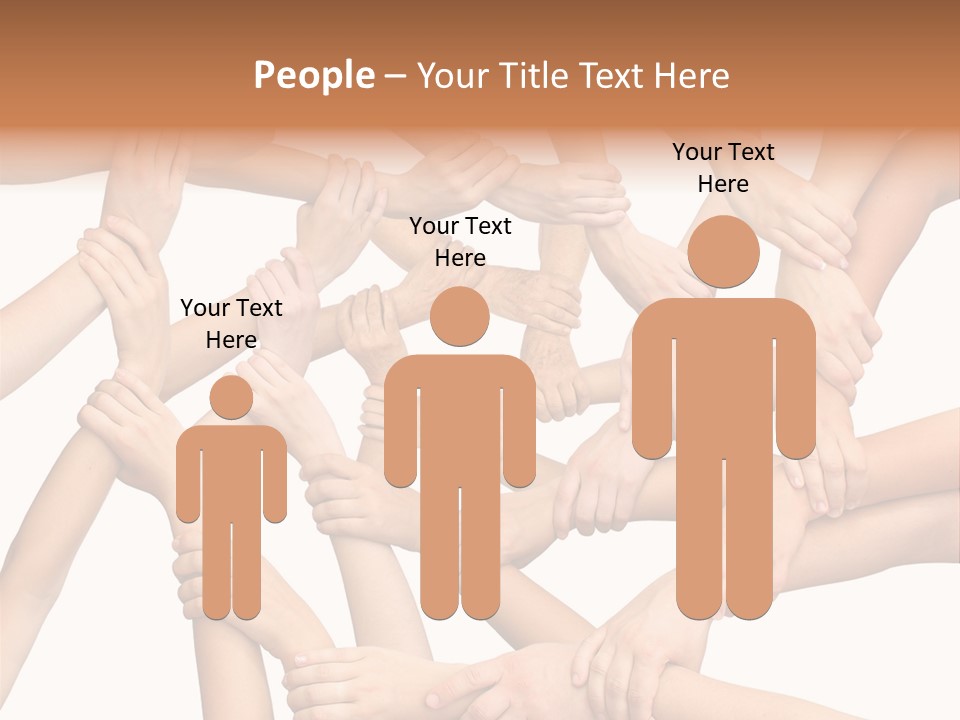 Symbol Joined United PowerPoint Template