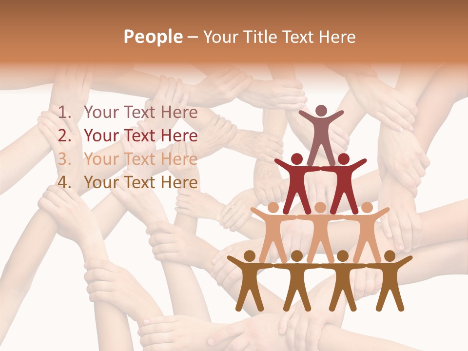 Symbol Joined United PowerPoint Template