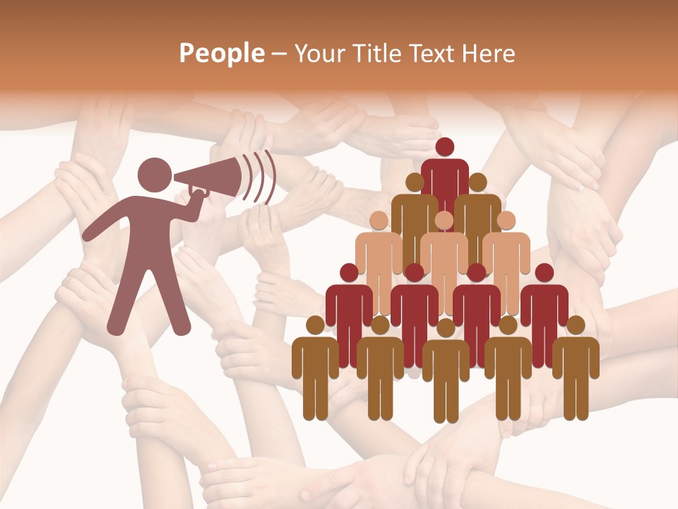 Symbol Joined United PowerPoint Template