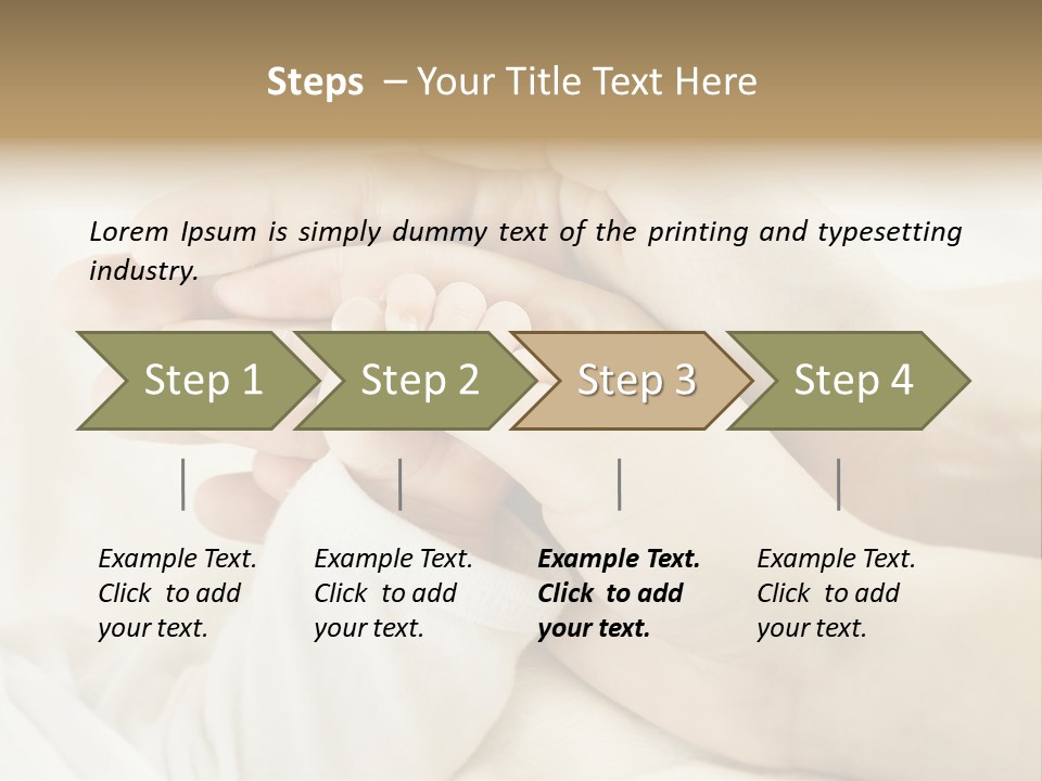Comfort Growth Support PowerPoint Template