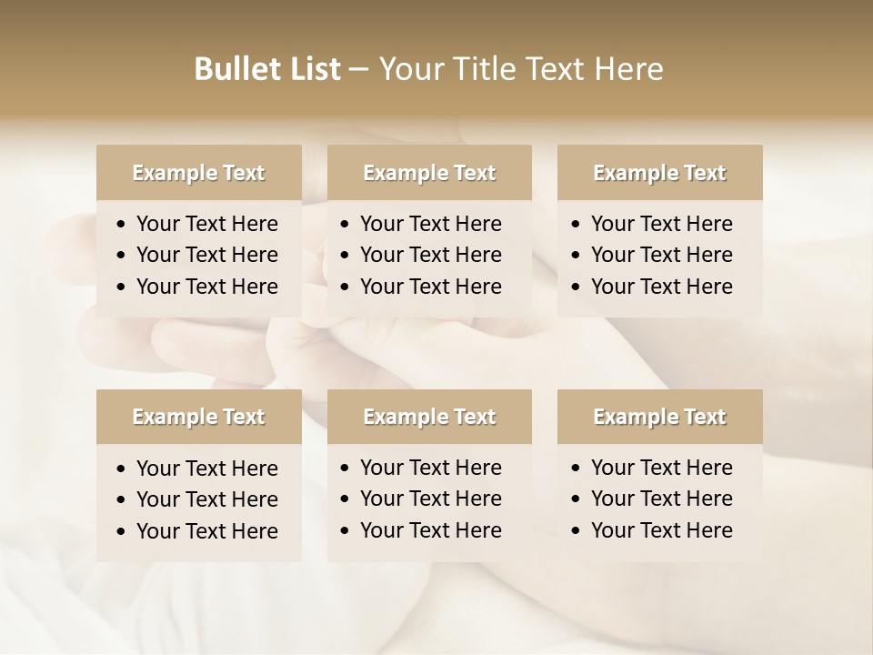 Comfort Growth Support PowerPoint Template