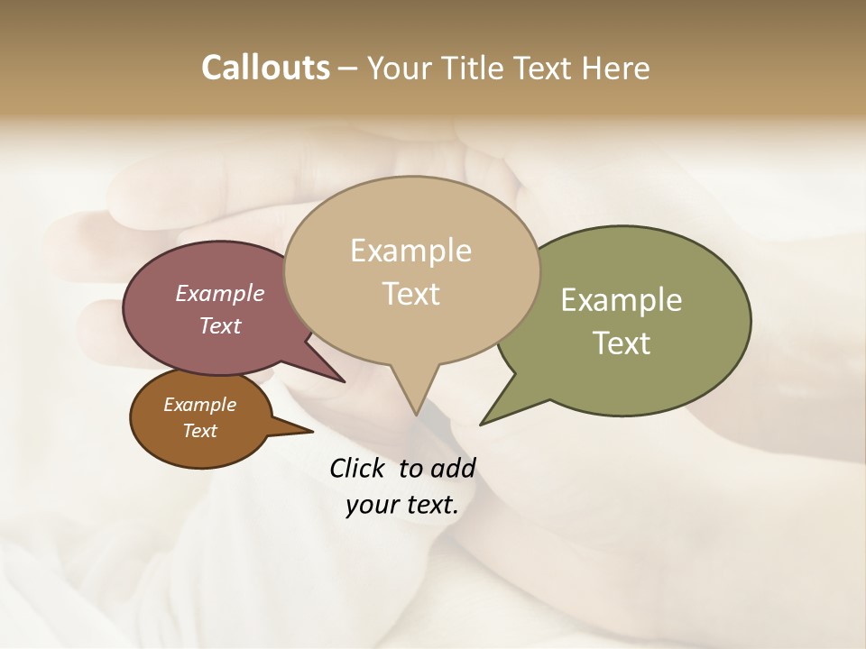 Comfort Growth Support PowerPoint Template