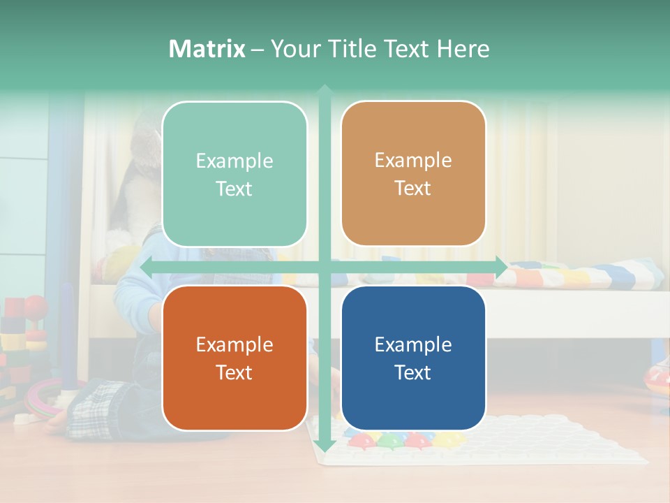 Kid Blue Floor PowerPoint Template