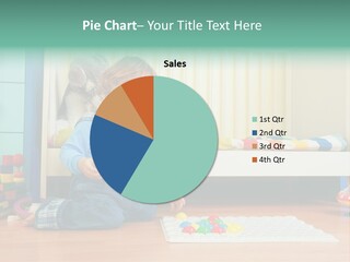 Kid Blue Floor PowerPoint Template