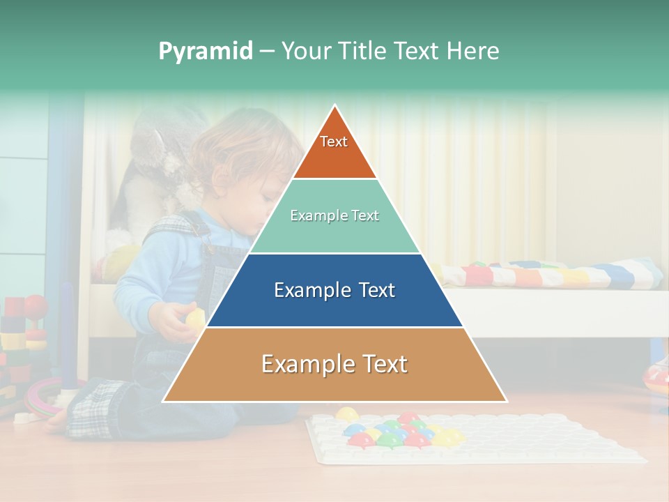 Kid Blue Floor PowerPoint Template