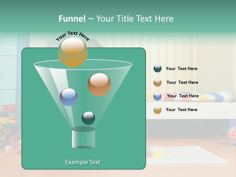 Kid Blue Floor PowerPoint Template