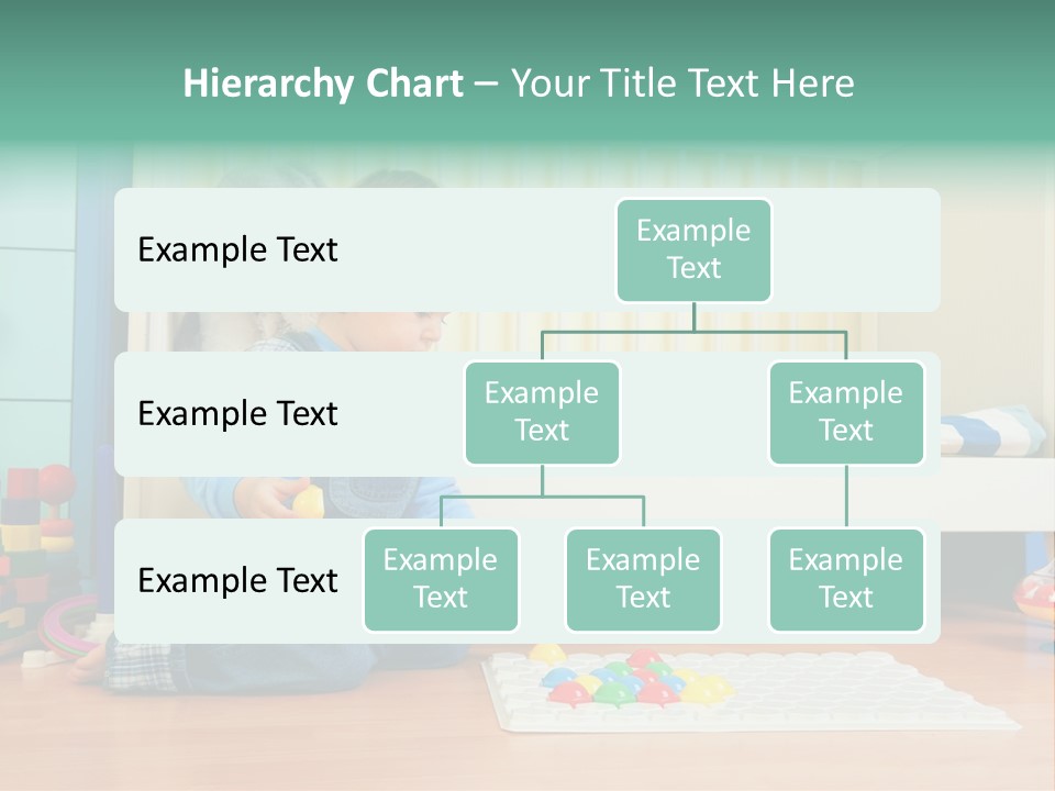 Kid Blue Floor PowerPoint Template