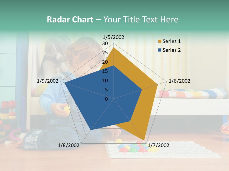 Kid Blue Floor PowerPoint Template