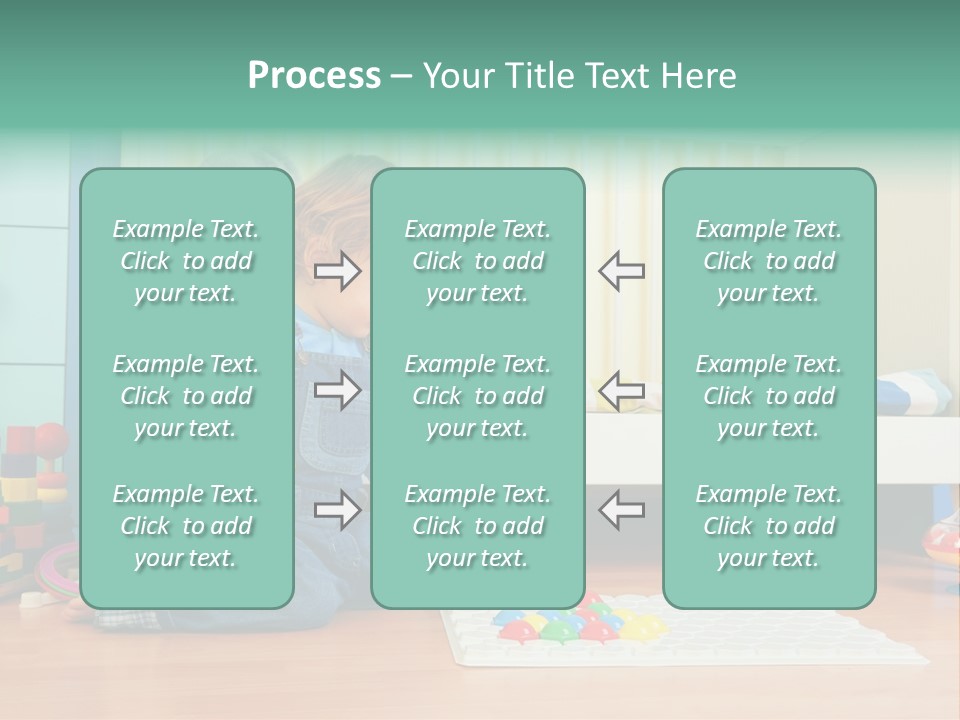 Kid Blue Floor PowerPoint Template