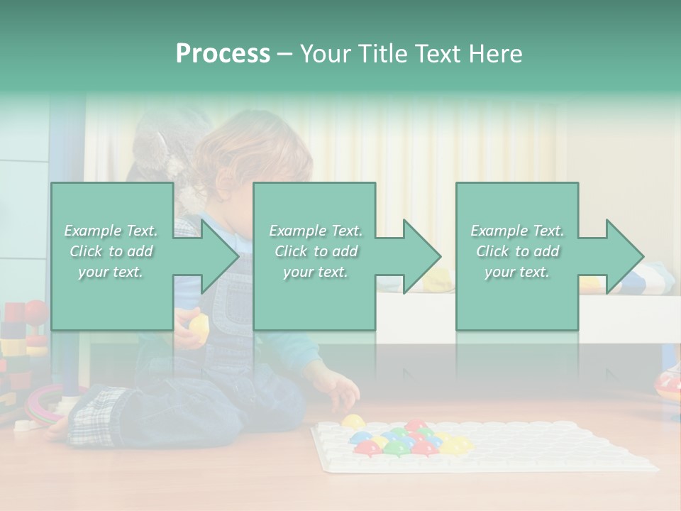 Kid Blue Floor PowerPoint Template