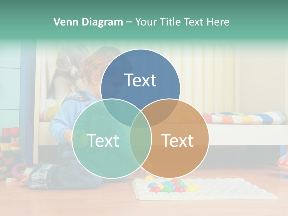 Kid Blue Floor PowerPoint Template