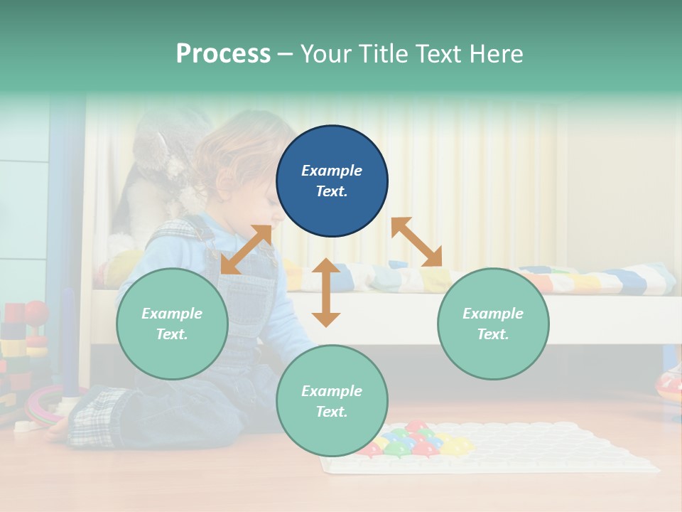 Kid Blue Floor PowerPoint Template