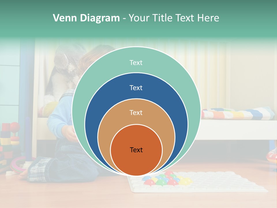 Kid Blue Floor PowerPoint Template